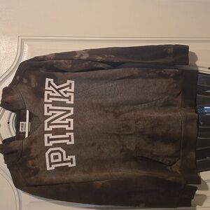 Pink brand hoodie Tie Dyed